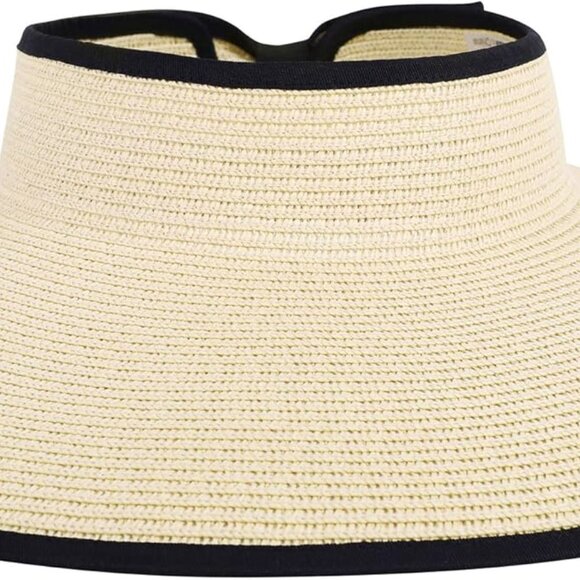 Accessories - Women's Wide Brim Straw Sun Hat Packable Travel Beach UV Protection